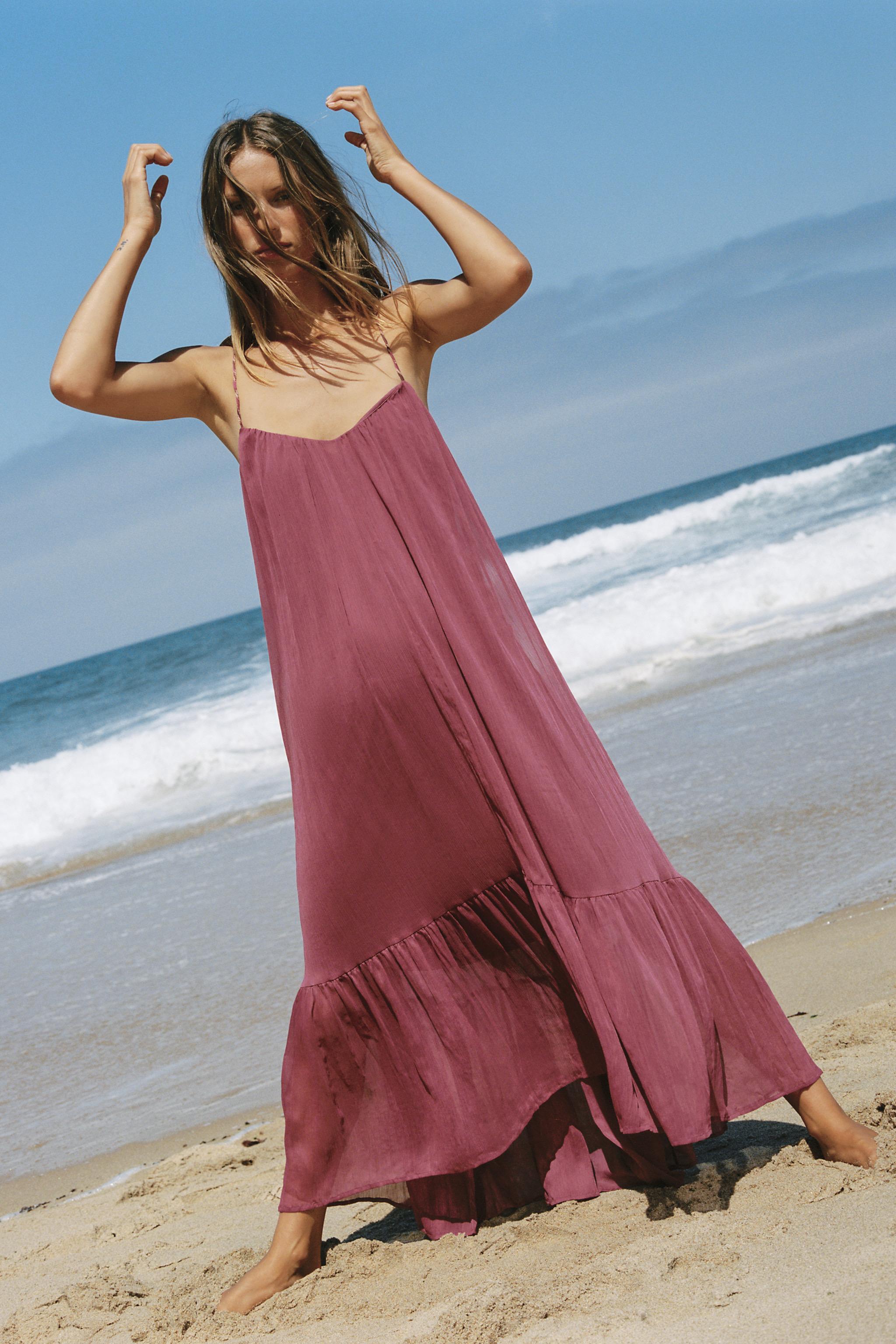 FLOWY BEADED DRESS